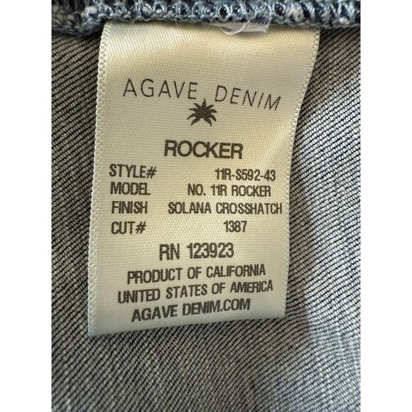 Agave Denim Men’s The Rocker Slim Straight Jean Medium Wash Size 36 - Picture 13 of 14